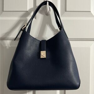Elegant Navy Blue Women's Handbag